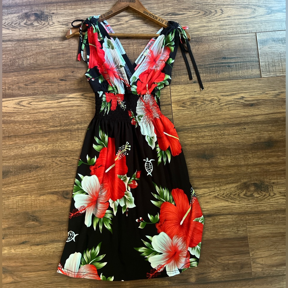 Sunrise Beachwear Hawaiian Midi Dress